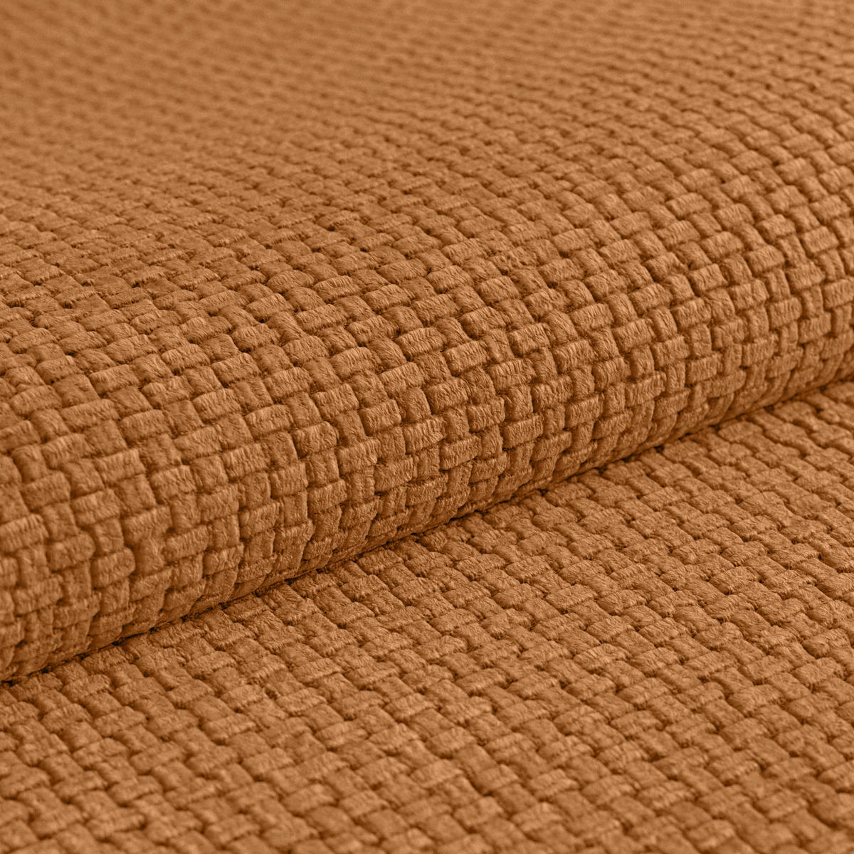 SCHLAFSOFA  mit Stoffauswahl Webstoff Terracotta  - Terracotta/Schwarz, MODERN, Holz/Textil (245/74-90/104cm) - MID.YOU