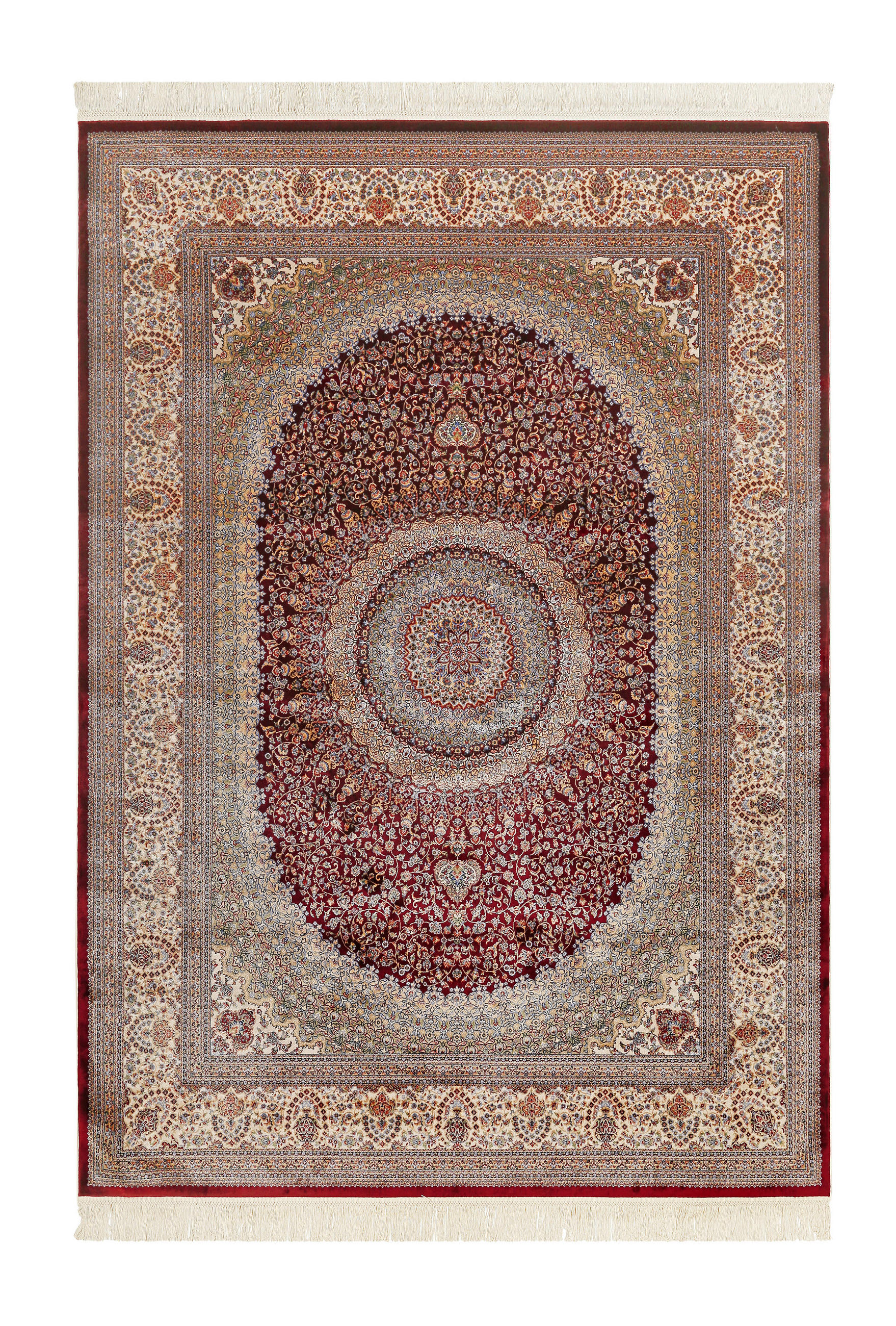 WEBTEPPICH 120/160 cm Täbriz Rot  - Rot, LIFESTYLE, Textil (120/160cm) - WECON HOME