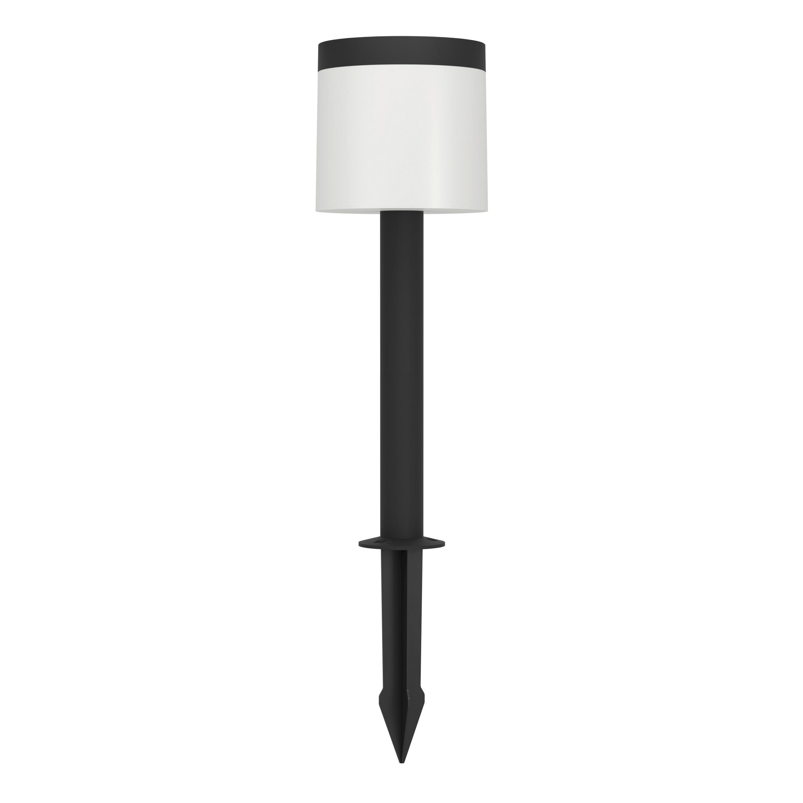 SOLARLEUCHTE - Weiss/Schwarz, Basics, Kunststoff (17,5/65cm) - Eglo