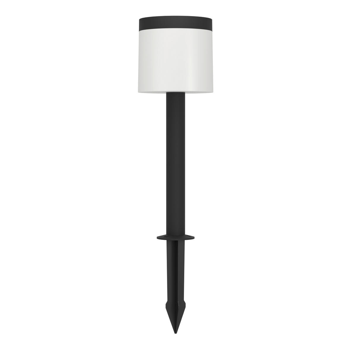 SOLARLEUCHTE  - Schwarz/Weiß, Basics, Kunststoff (17,5/65cm) - Eglo