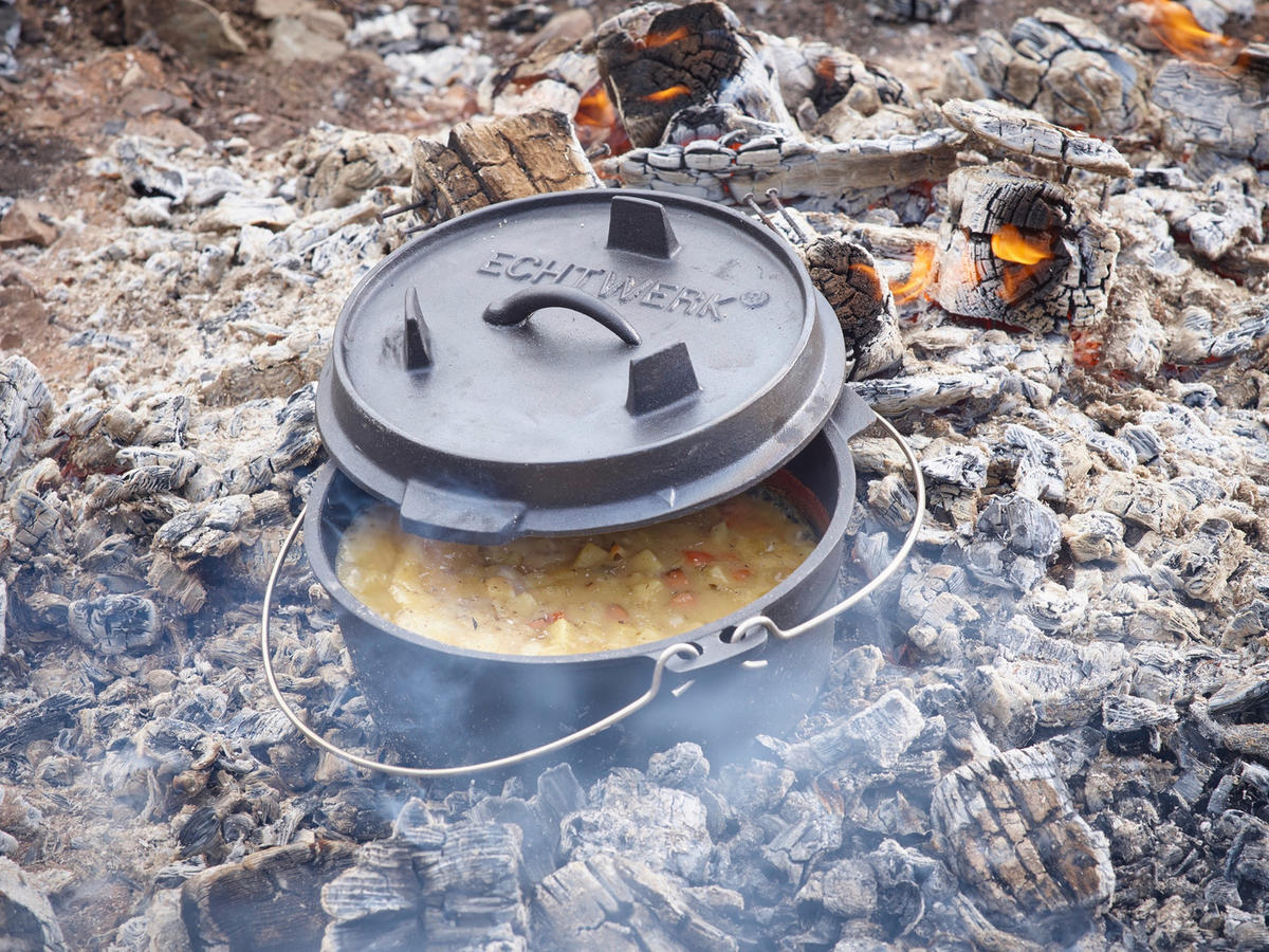 DUTCH OVEN SET - svart, Basics, metall (31,5/31,5/21cm) - Echtwerk
