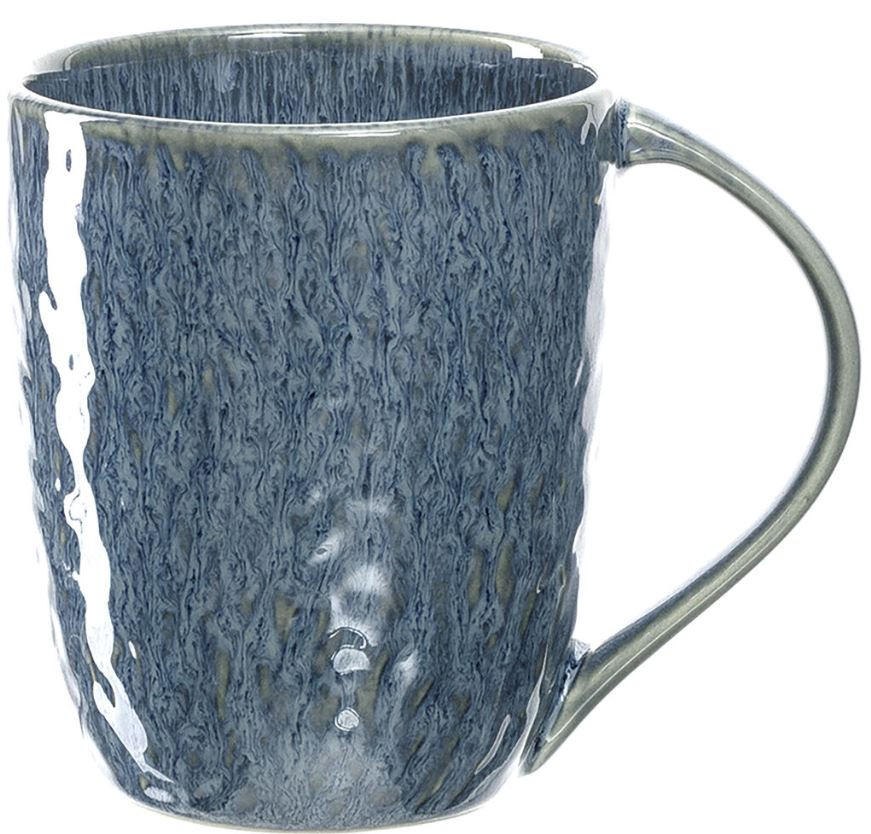 KAFFEEBECHER Matera 390 ml  - Blau, LIFESTYLE, Keramik (12,8/11/9,3cm) - Leonardo
