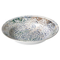 PASTATALLRIK 29 cm  - brun/blå, Lifestyle, keramik (29cm) - Ritzenhoff Breker