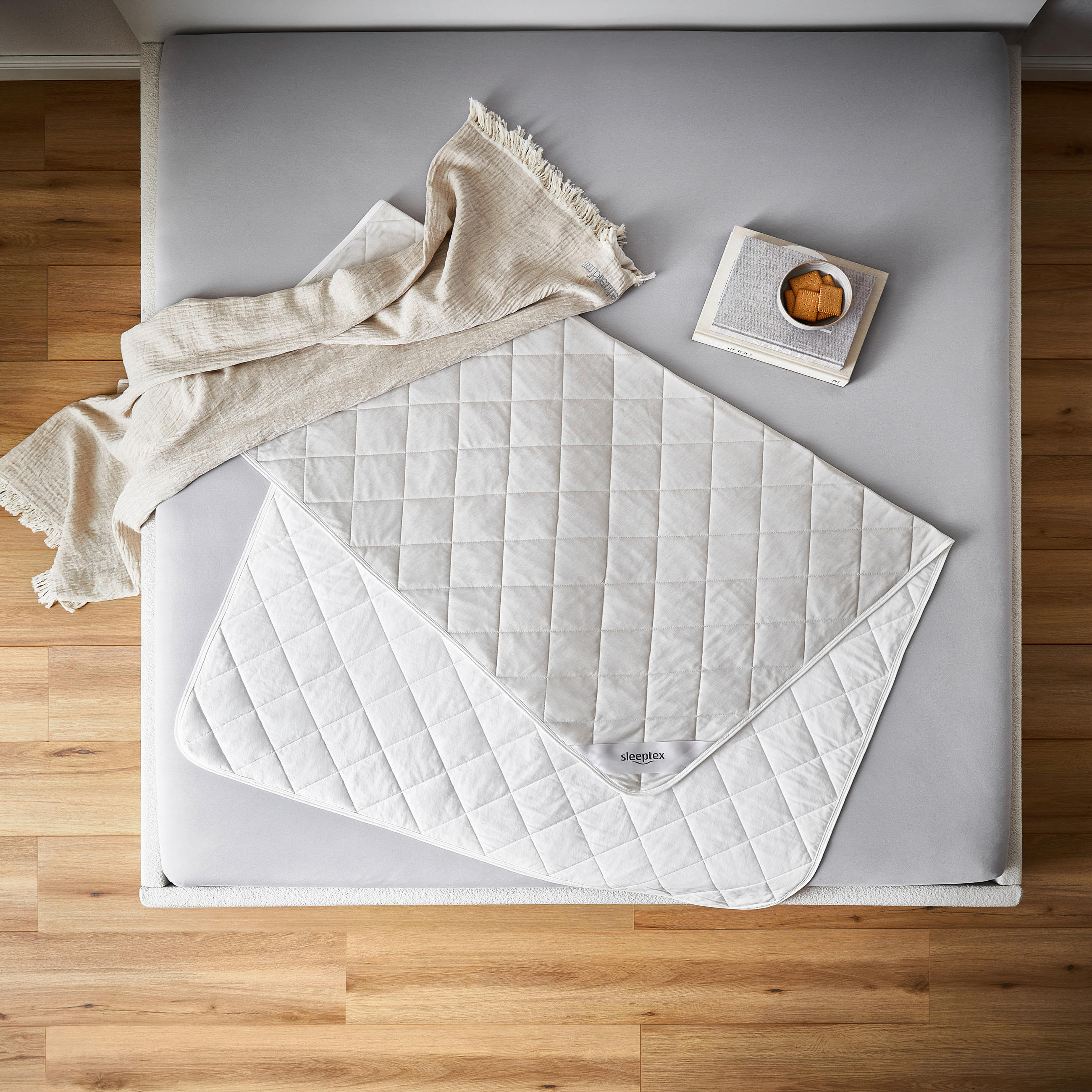 LETNÍ PŘIKRÝVKA, 135/200 cm, polyester - krémová, Konvenční, textil (135/200cm) - Sleeptex