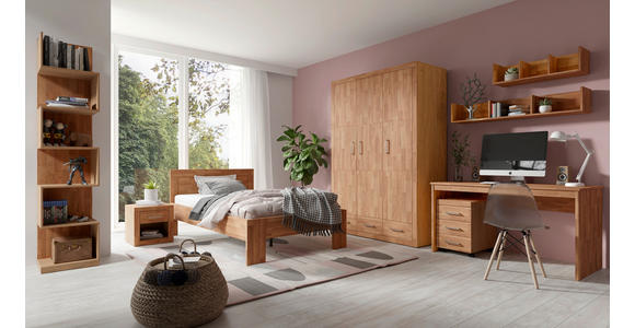 BETT 120/200 cm,  in Eichefarben,  - Eichefarben, Natur, Holz (120/200cm) - Linea Natura