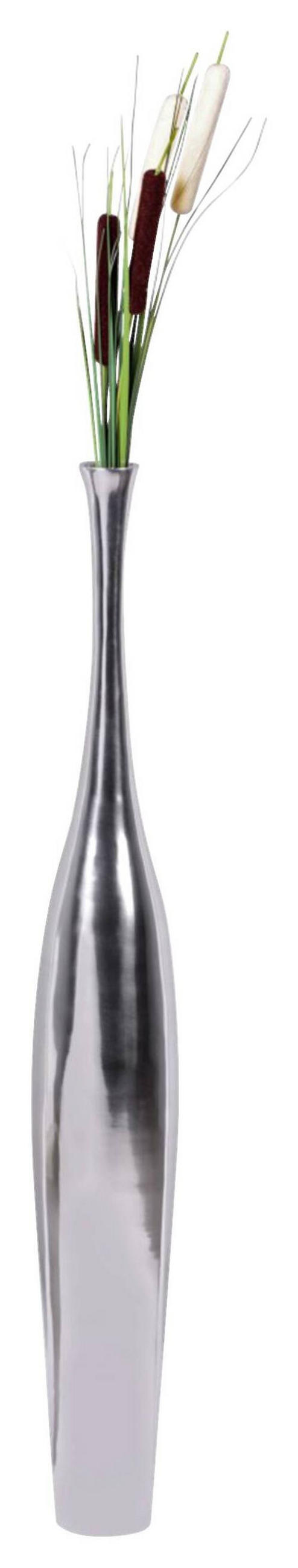 DEKORVAS  - silver, Modern, metall (13/100/13cm) - MID.YOU