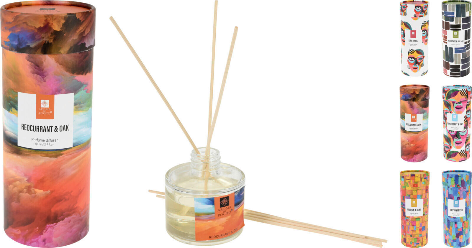 DIFUZÉR 80 ml - Basics, přírodní materiály (80ml)