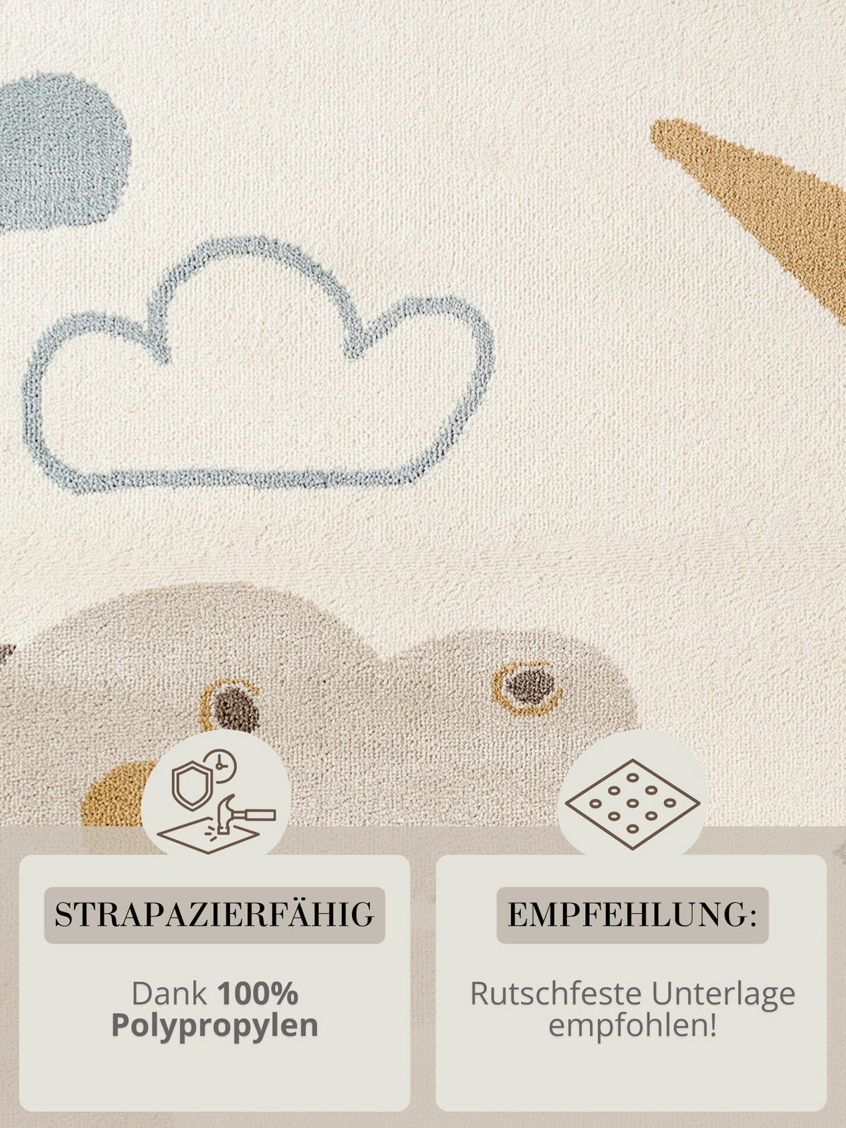 KINDERTEPPICH 160 cm Adventures Dinosaurier  - Multicolor/Creme, Design, Kunststoff/Textil (160cm) - Hanse Home