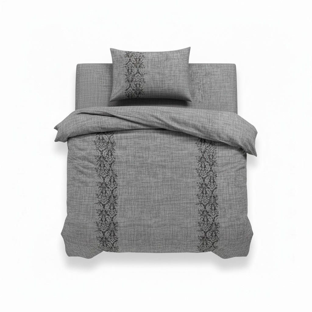 BETTWÄSCHE 155/220 cm  - Grau, Basics, Textil (155/220cm)