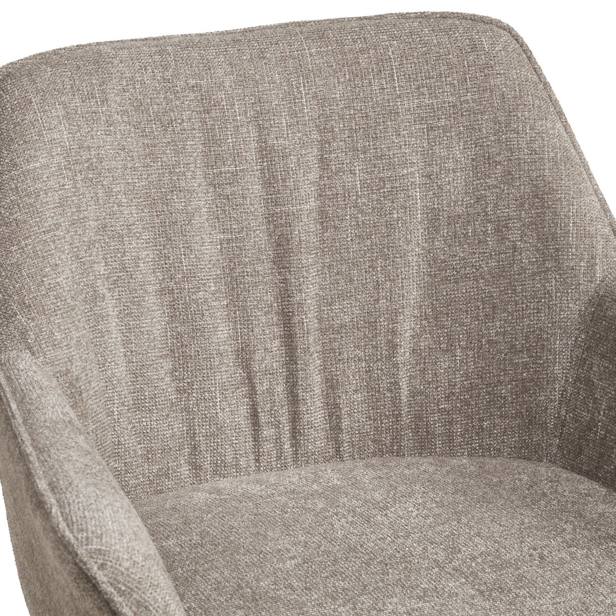 BARHOCKER in Schwarz, Taupe  - Taupe/Schwarz, KONVENTIONELL, Holz/Textil (57/105/57cm) - MID.YOU