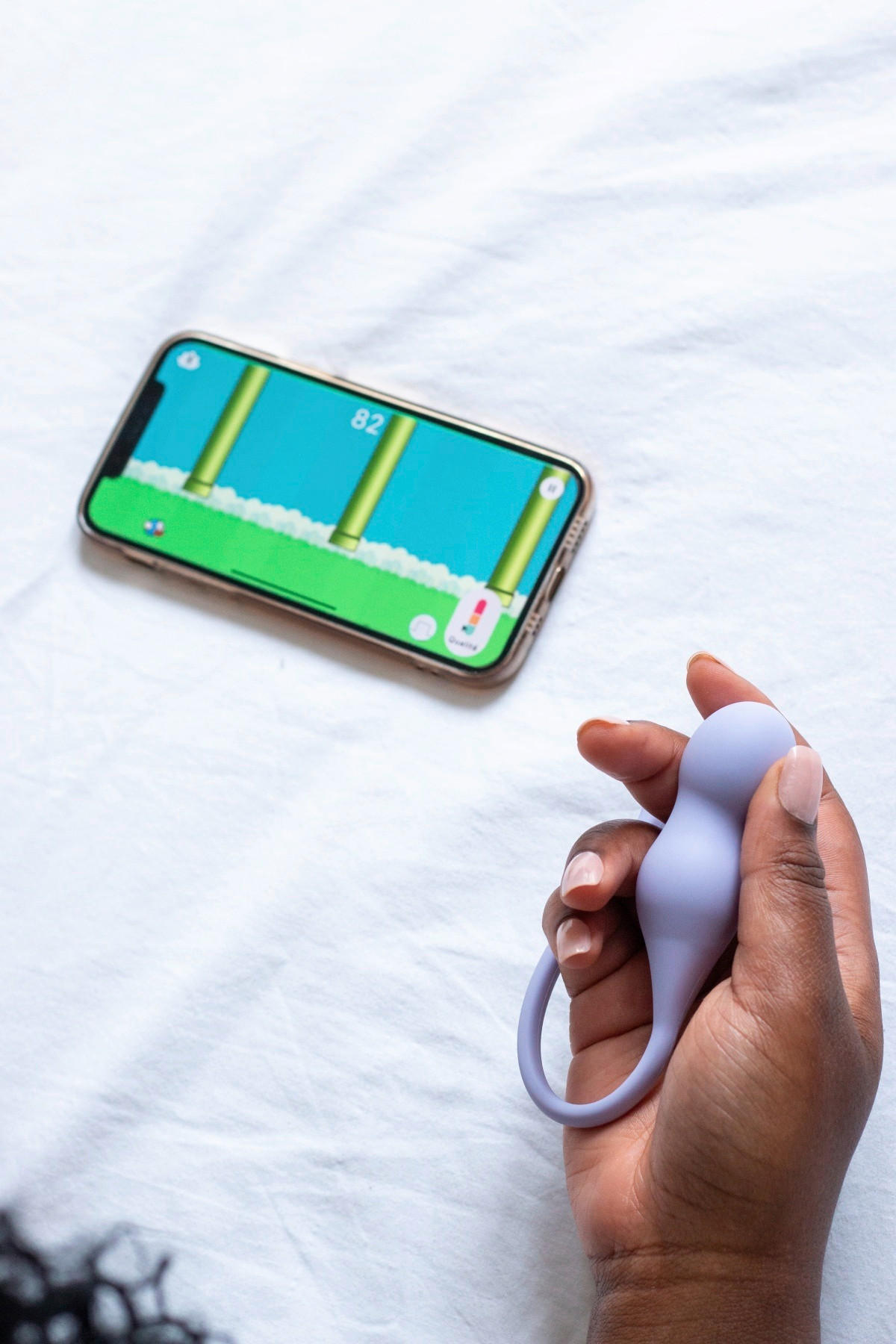 BECKENBODENTRAINER  - Violett, Basics, Kunststoff (4,6/17/4,6cm)