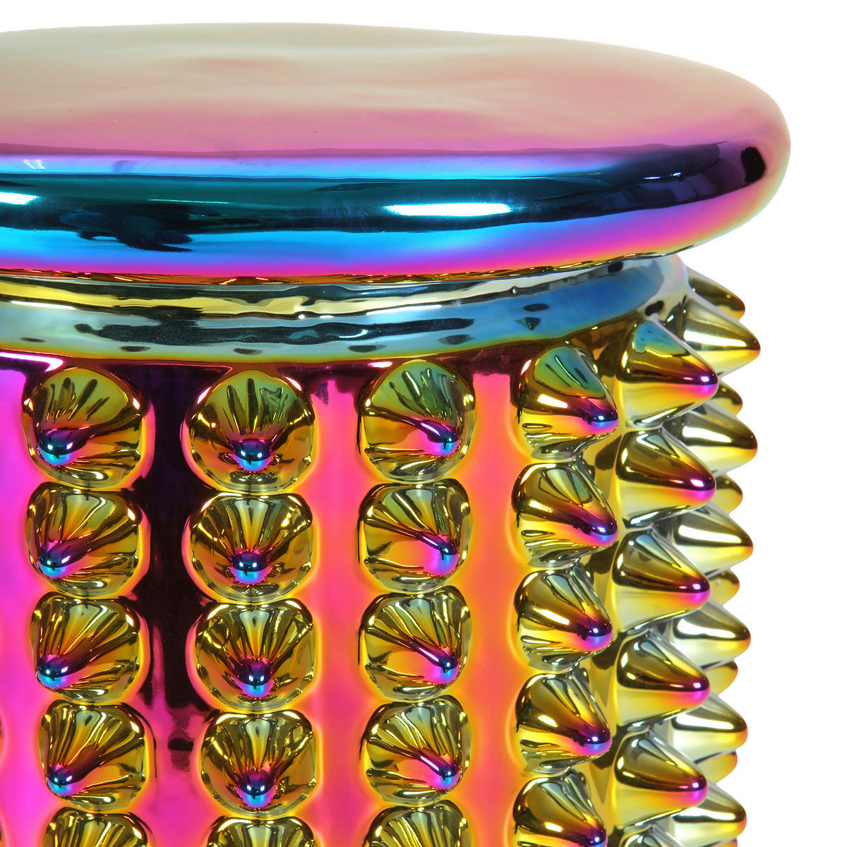 SIDOBORD i keramik 32/32/45 cm  - lila/pink, Design, keramik (32/32/45cm) - Landscape