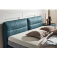 BOXSPRINGBETT 180/200 cm  in Blau  - Blau/Schwarz, Design, Textil/Metall (180/200cm) - Johann Jakob