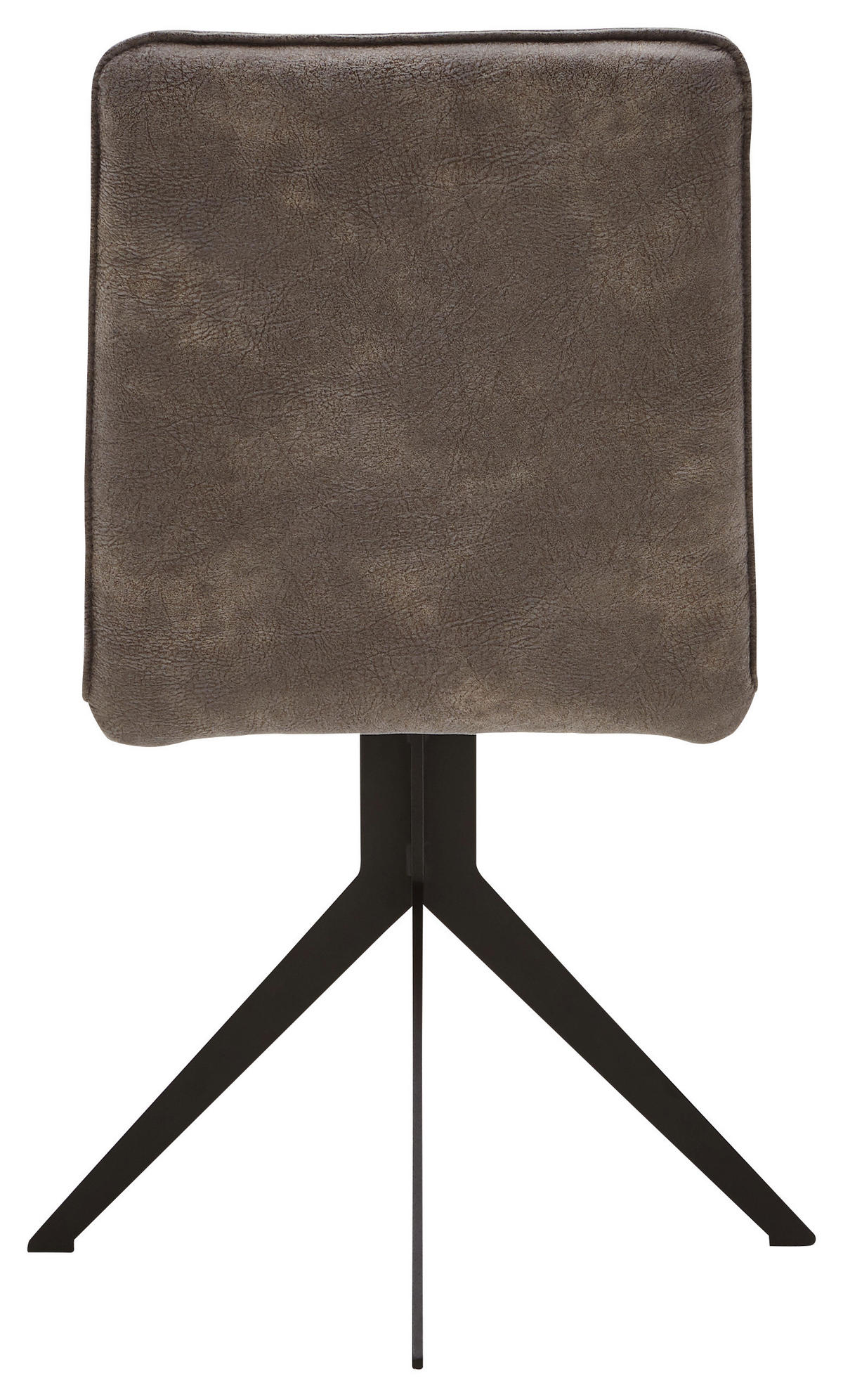 ŽIDLE, černá, šedavě hnědá - šedá/černá, Design, kov/textil (46,5/87/64cm) - Voleo