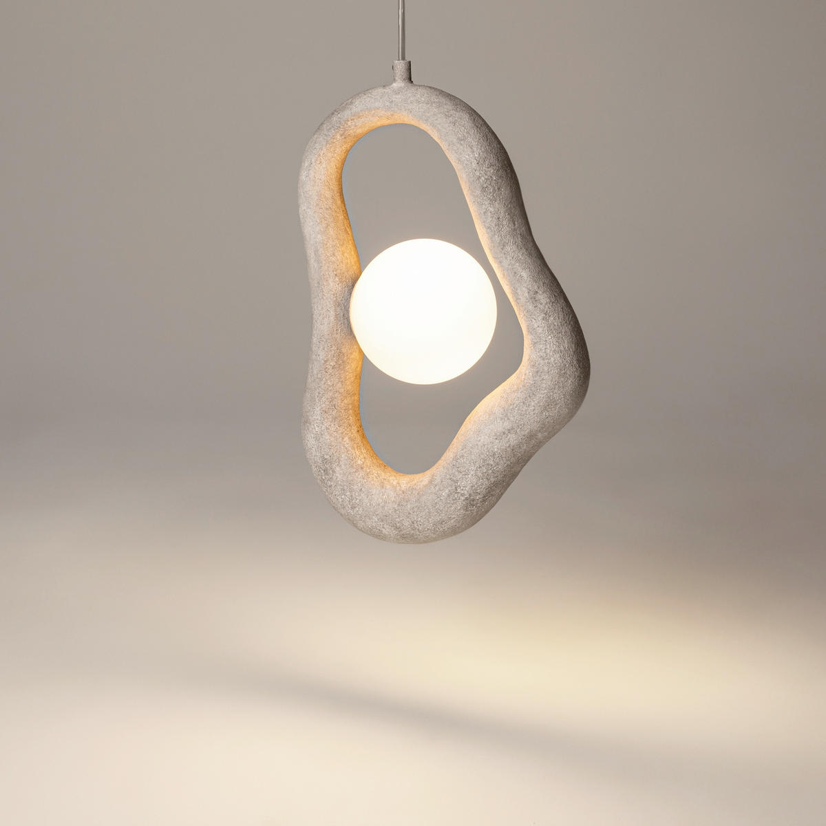 PENDELLEUCHTE Opus 27.5/340.5/12 cm  - Grau, Design, Metall (27.5/340.5/12cm) - MAYTONI