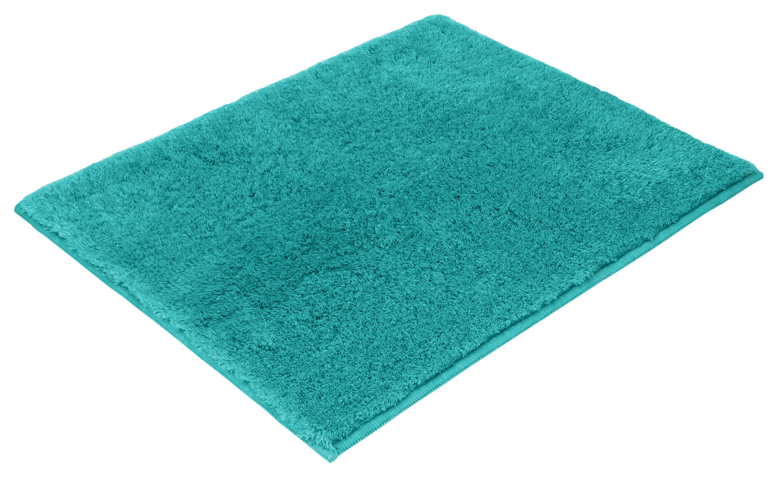 BADTEPPICH Petrol 50/60 cm  - Petrol, Basics, Textil (50/60cm) - Vossen