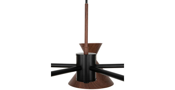 HÄNGELEUCHTE 68,5/120,5 cm  - Walnussfarben, Trend, Metall (68,5/120,5cm) - Novel