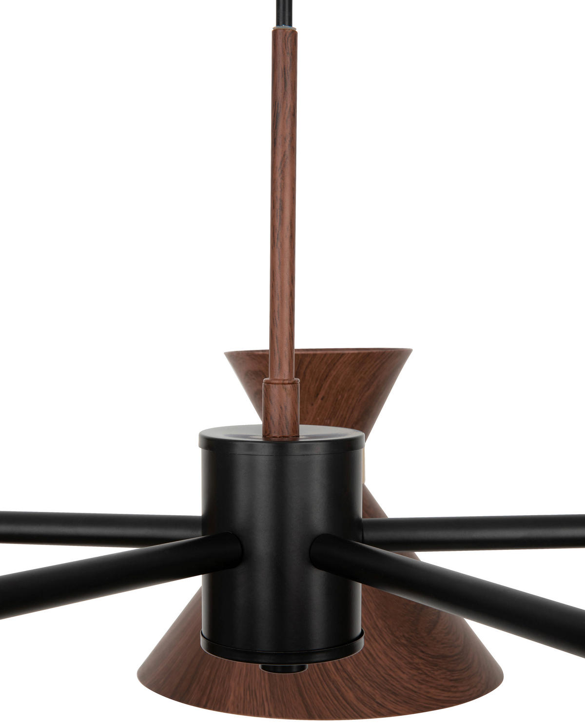 HÄNGELEUCHTE 68,5/120,5 cm  - Walnussfarben, Trend, Metall (68,5/120,5cm) - Novel