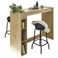 BAR Eichefarben  - Eichefarben, MODERN, Holzwerkstoff (140/110/50cm) - Carryhome