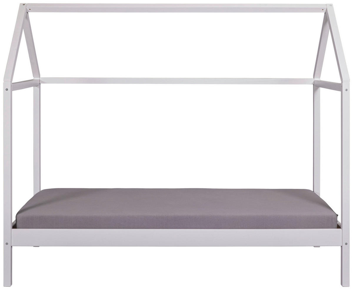 HAUSBETT 90/200 cm  in Weiß  - Weiß, MODERN, Holz (90/200cm) - MID.YOU