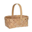 AUFBEWAHRUNGSKÖRBCHEN    24/17/23 cm  - Naturfarben, Trend, Holz (24/17/23cm) - Ambia Home