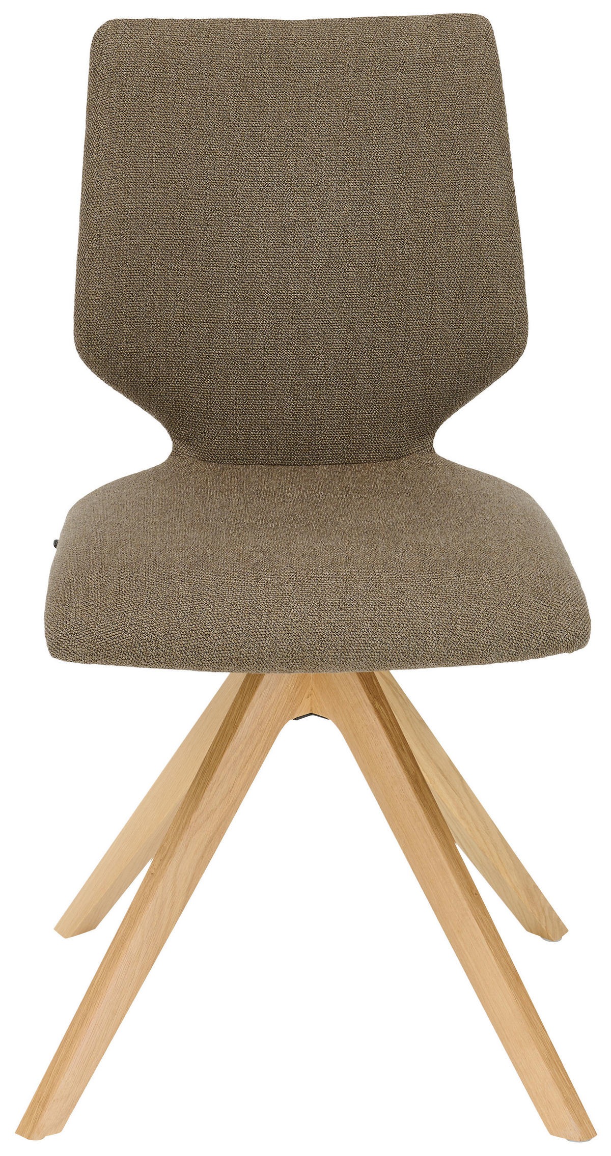 STUHL  in Struktur Holz, Textil  - Eichefarben/Braun, Design, Holz/Textil (50/92/64cm) - Venjakob