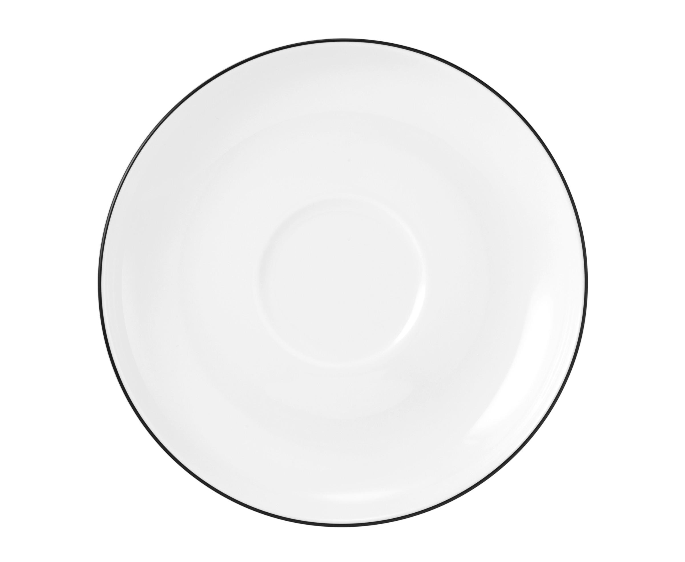 UNTERTASSE - Schwarz/Weiß, LIFESTYLE, Keramik (15cm) - Seltmann Weiden