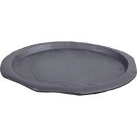 POSLUŽAVNIK DEKORATIVNI  - crna, Basics, metal (35/2cm)