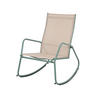LOUNGESESSEL in Metall, Textil Grün, Beige  - Beige/Grün, MODERN, Textil/Metall (68.5/97/91cm)