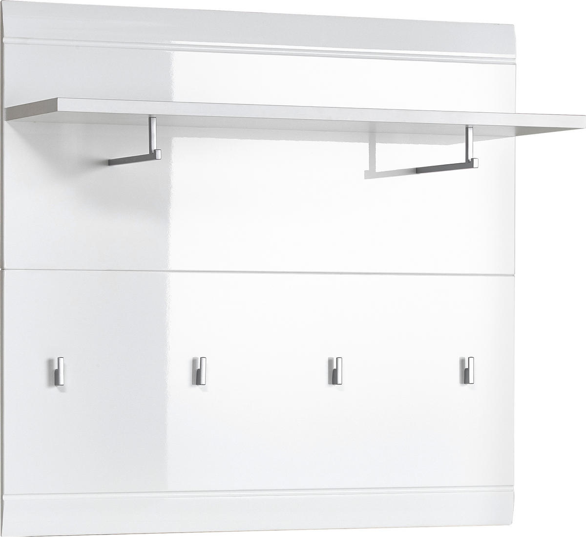 GARDEROBENPANEEL  in 95,9/90/30 cm  - Weiß, Design, Holzwerkstoff (95,9/90/30cm) - Carryhome