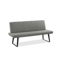 GARTENBANK Grau  - Anthrazit/Grau, Design, Textil/Metall (160/91/65cm)