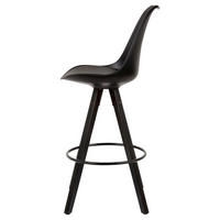 BARHOCKER-SET in Schwarz  - Schwarz, MODERN, Holz/Kunststoff (44/113/39cm) - MID.YOU
