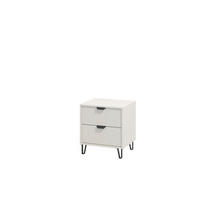 NOČNÝ STOLÍK, kašmírová, 48/40/52 cm - kašmírová, Konventionell, kompozitné drevo/sklo (48/40/52cm) - Xora