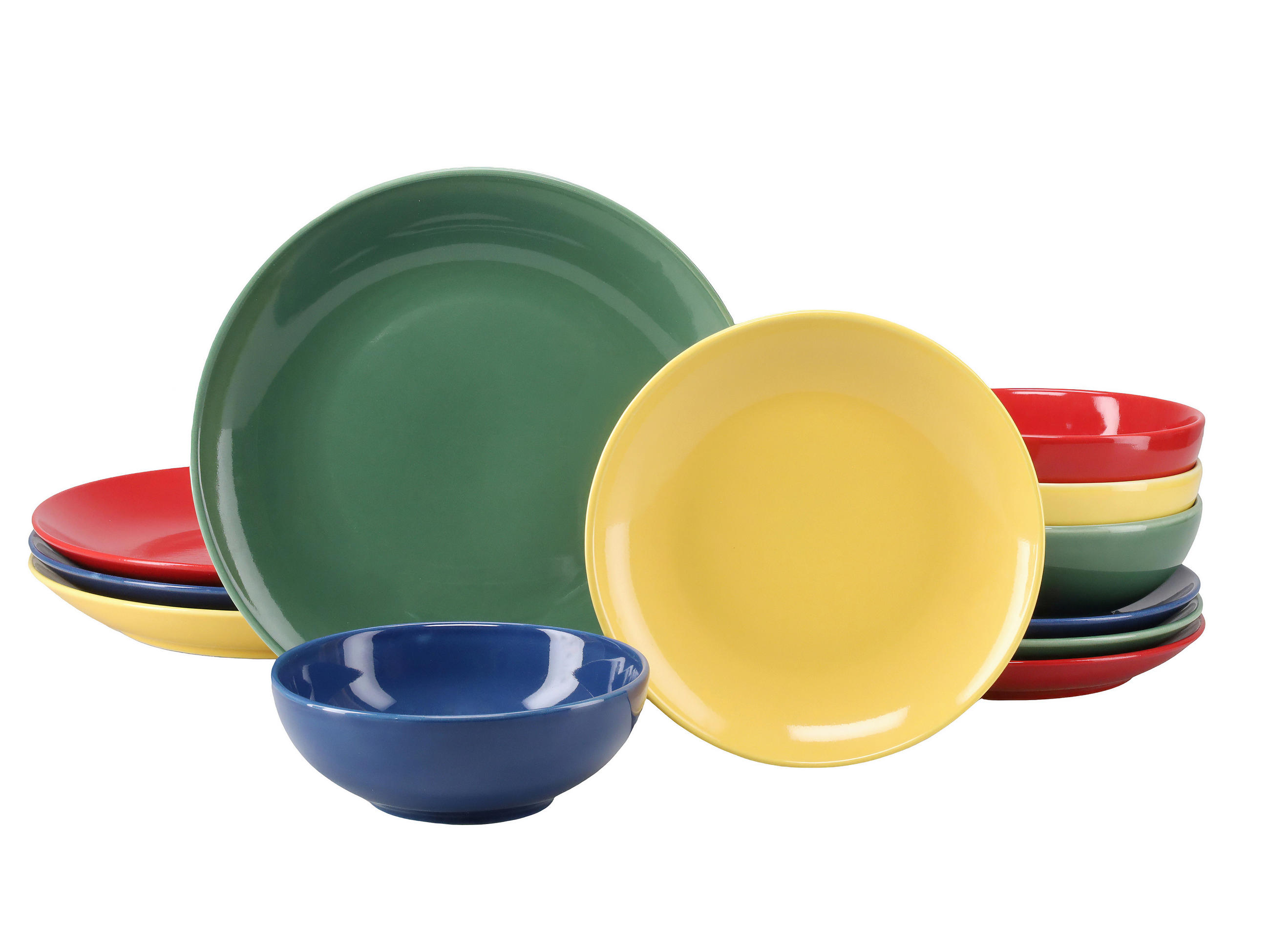 TAFELSERVICE Joy 12-teilig  - Multicolor, Basics, Keramik - Creatable