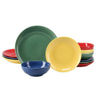 TAFELSERVICE Joy 12-teilig  - Multicolor, Basics, Keramik - Creatable
