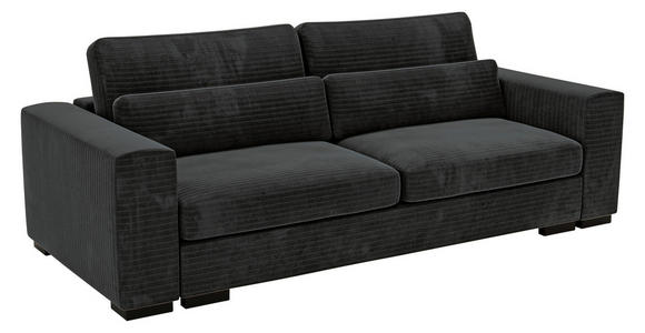 SCHLAFSOFA Flachgewebe Schwarz  - Schwarz, KONVENTIONELL, Kunststoff/Textil (236/78/114cm) - Carryhome