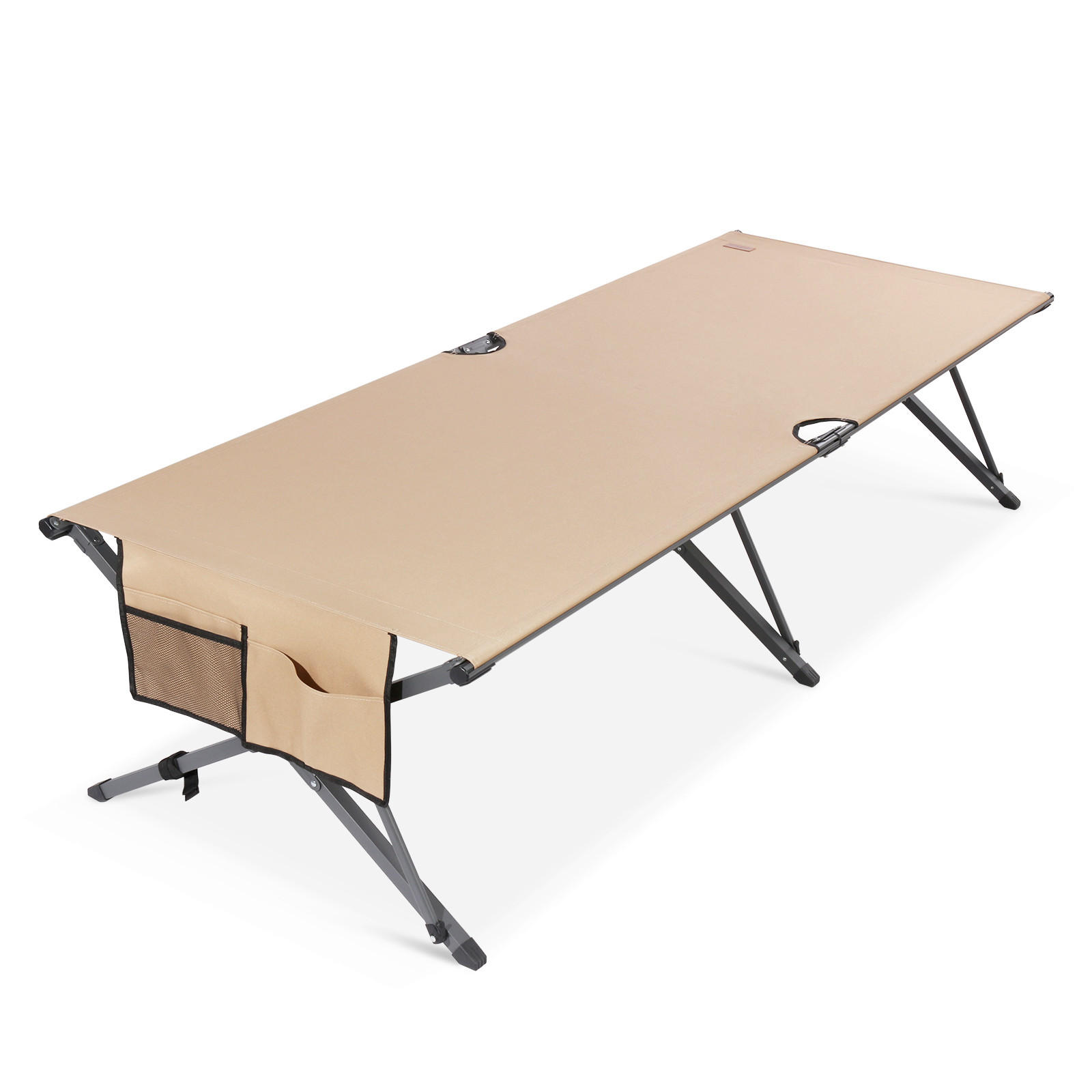 Modante Campingliege Beige 50x210x80 cm
