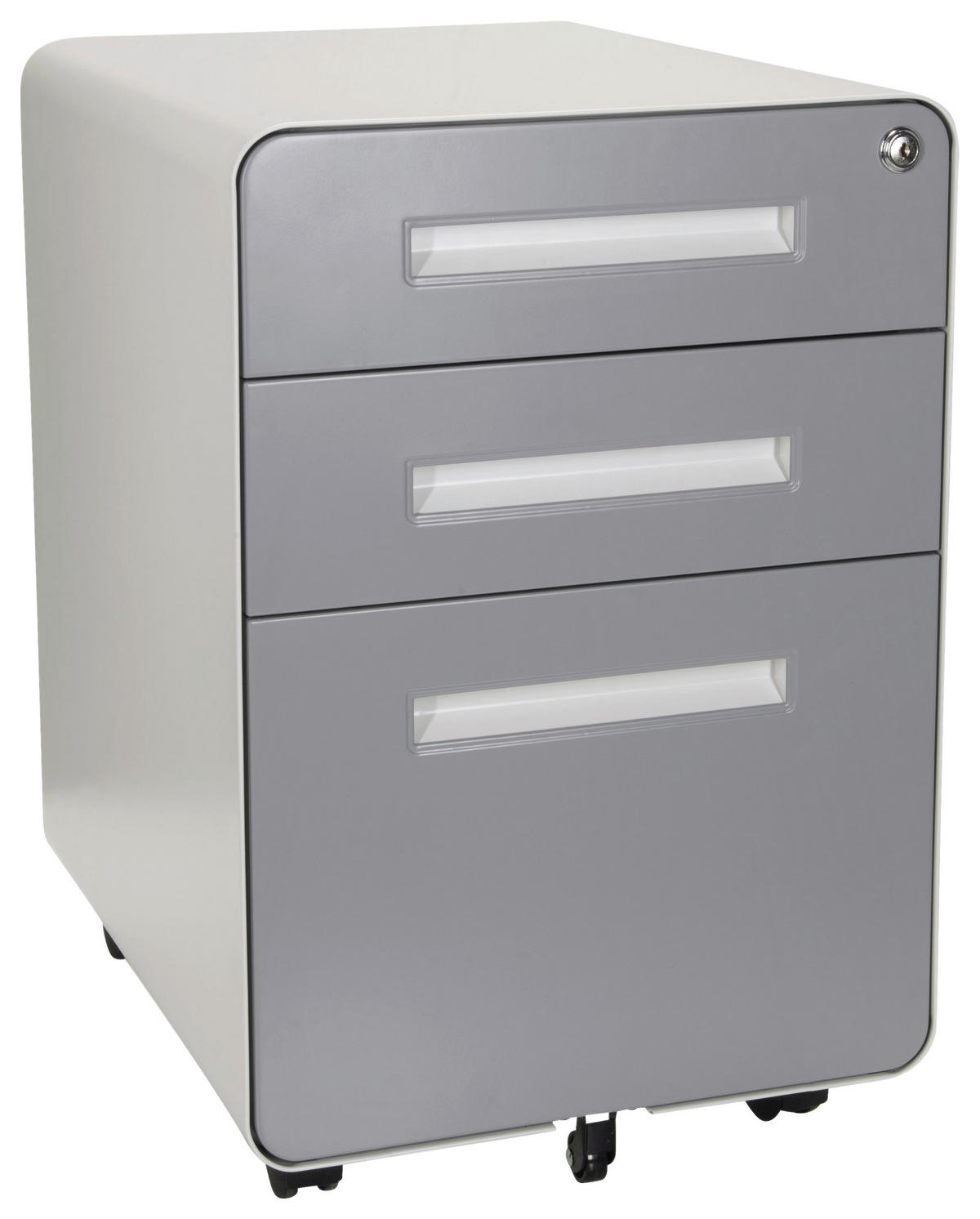 RULLHURTS 40/60/50 cm  - vit/grå, Modern, metall/plast (40/60/50cm) - MID.YOU