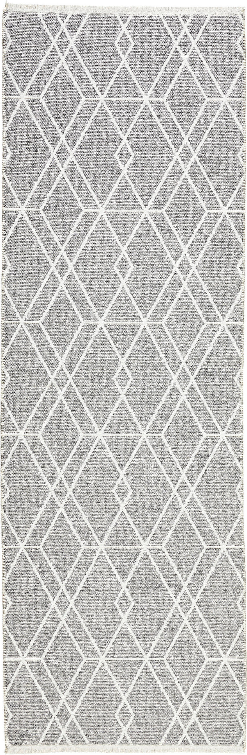 STAZA 80/250 cm   bijela, siva, taupe  Olivia  - bijela/siva, Lifestyle, tekstil (80/250cm) - Novel