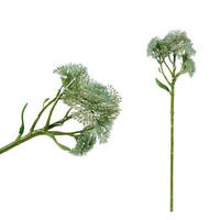 UMETNA ROŽA - zelena, Basics, umetna masa (8/14/40cm)