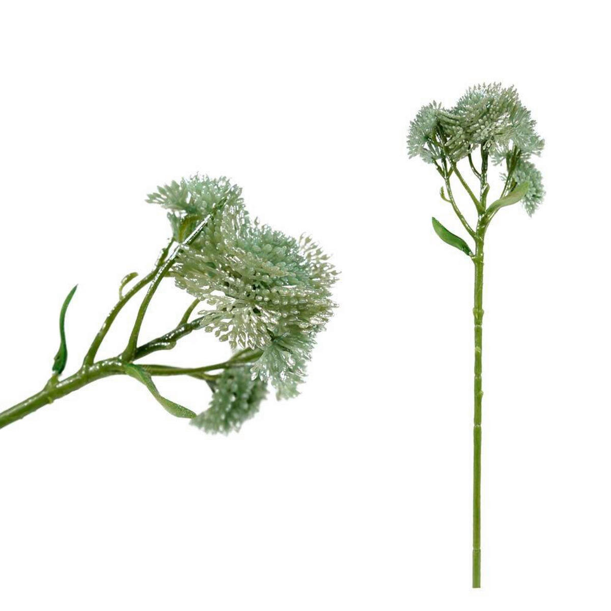 UMETNA ROŽA - zelena, Basics, umetna masa (8/14/40cm)