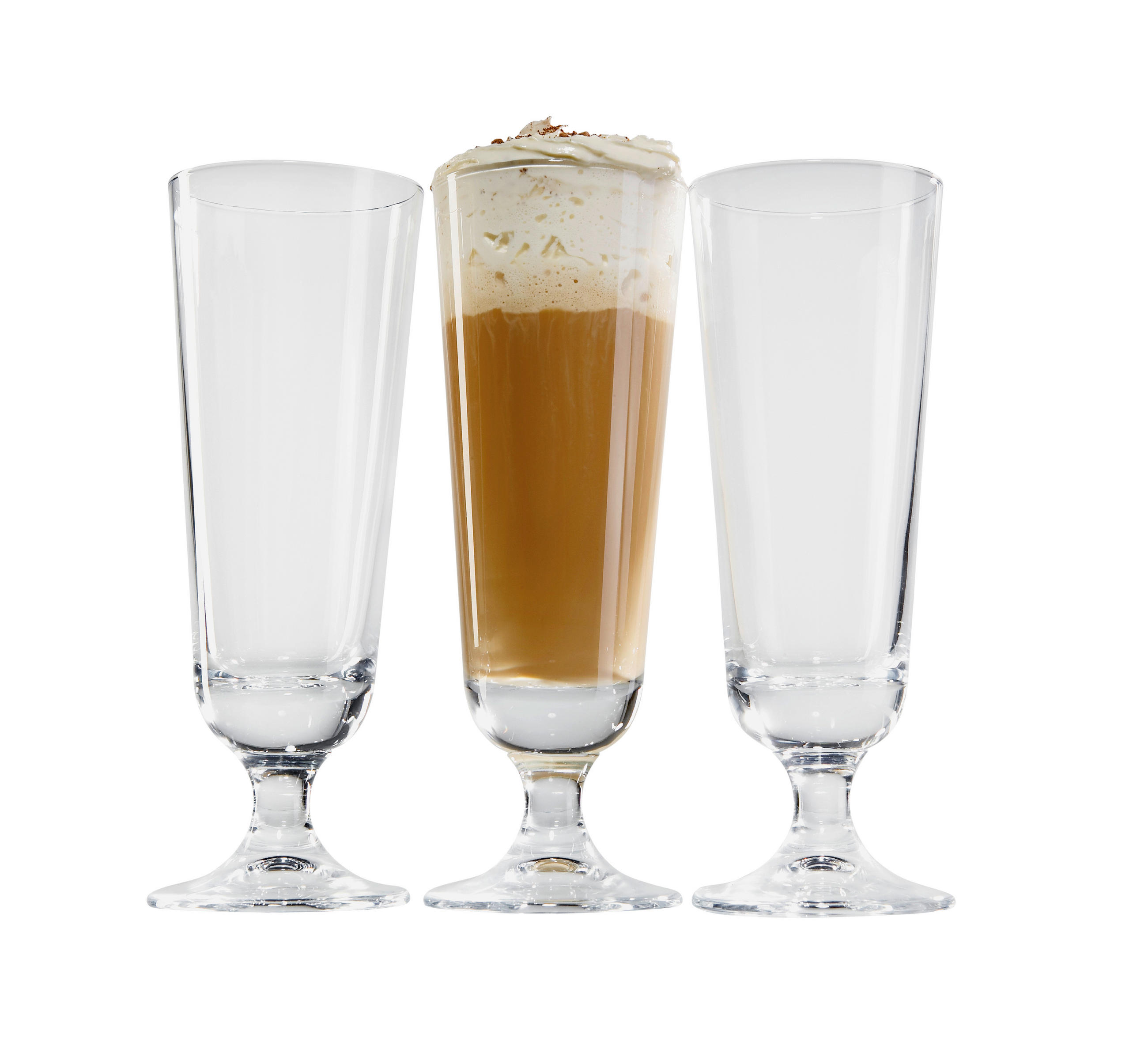 EISKAFFEEGLAS 3-teilig  - Klar, KONVENTIONELL, Glas (0.33l)