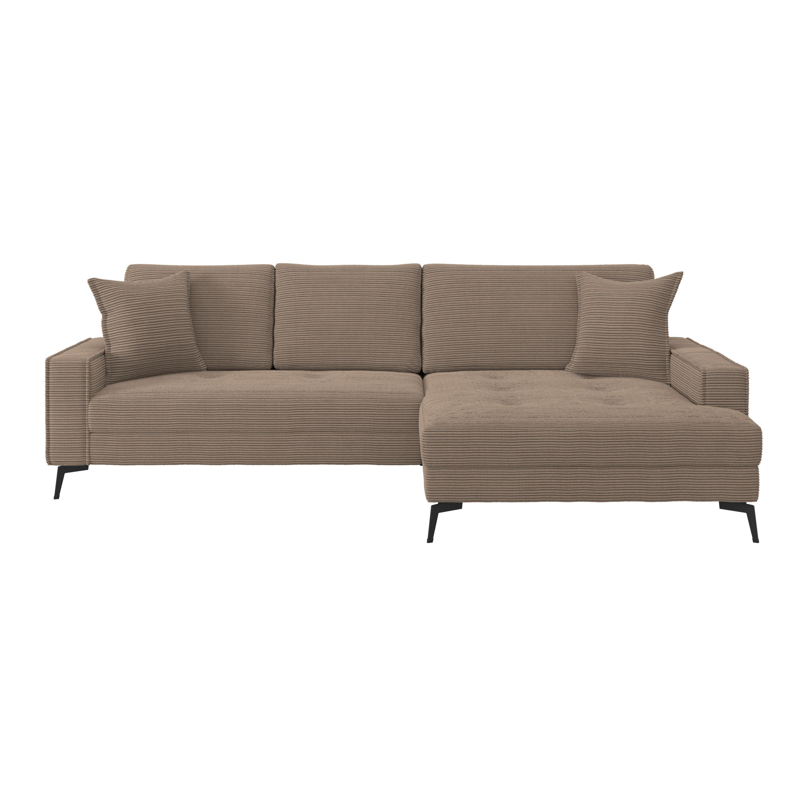 Ecksofa Zero Braun 286x173 cm