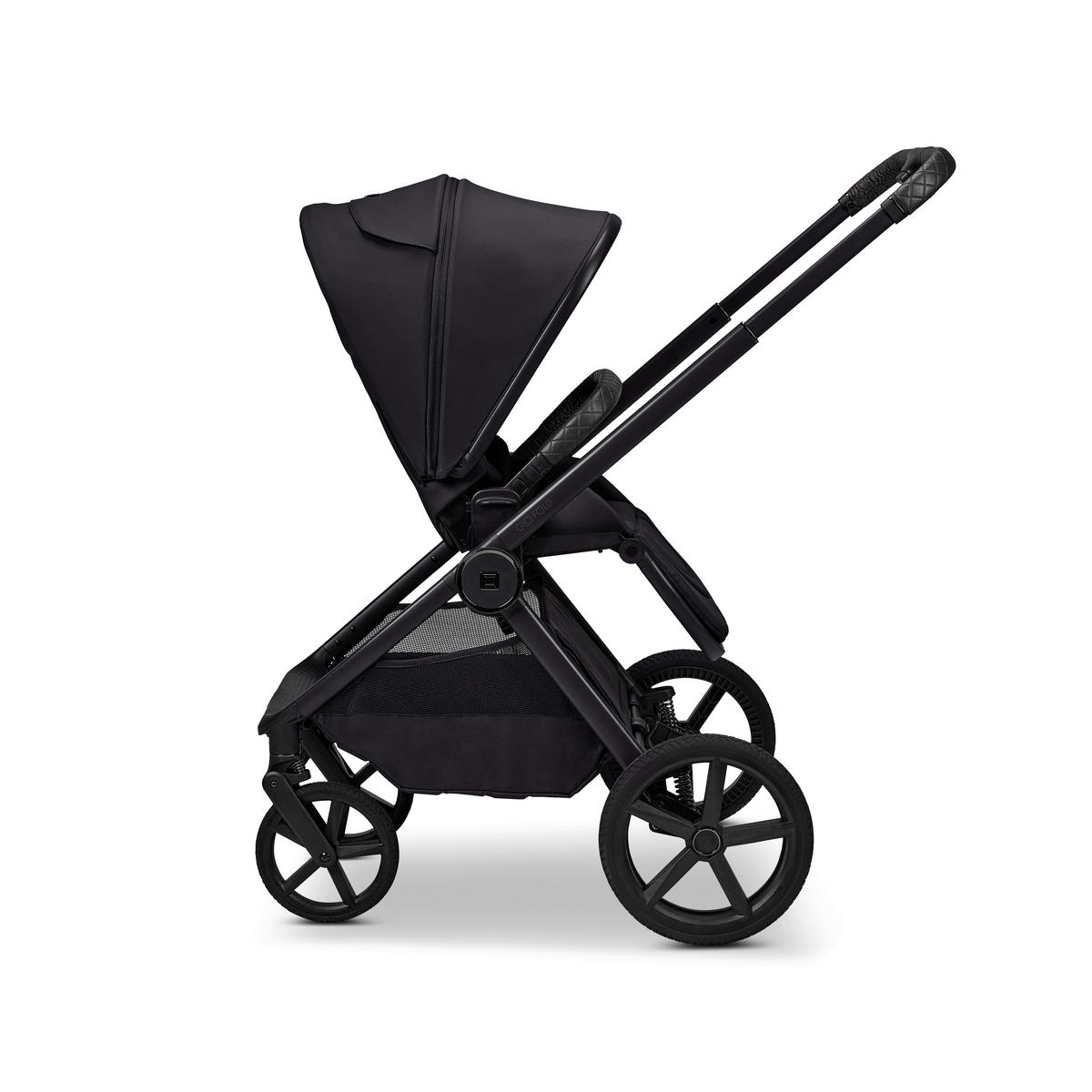 KINDERWAGENSET  GIO FOLD ETPU SET  onyx  - Schwarz, Basics, Textil/Metall (120/58/92cm) - Moon Edition