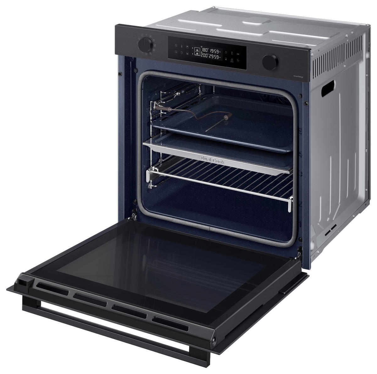 BACKOFEN NV7B4455UAB/U3  - Schwarz, Design, Glas/Metall (59,5/59,5/57,1cm) - Samsung