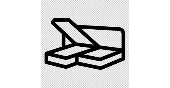 ECKSOFA  in Flachgewebe Hellgrau  - Hellgrau/Schwarz, MODERN, Kunststoff/Textil (182/237cm) - Carryhome