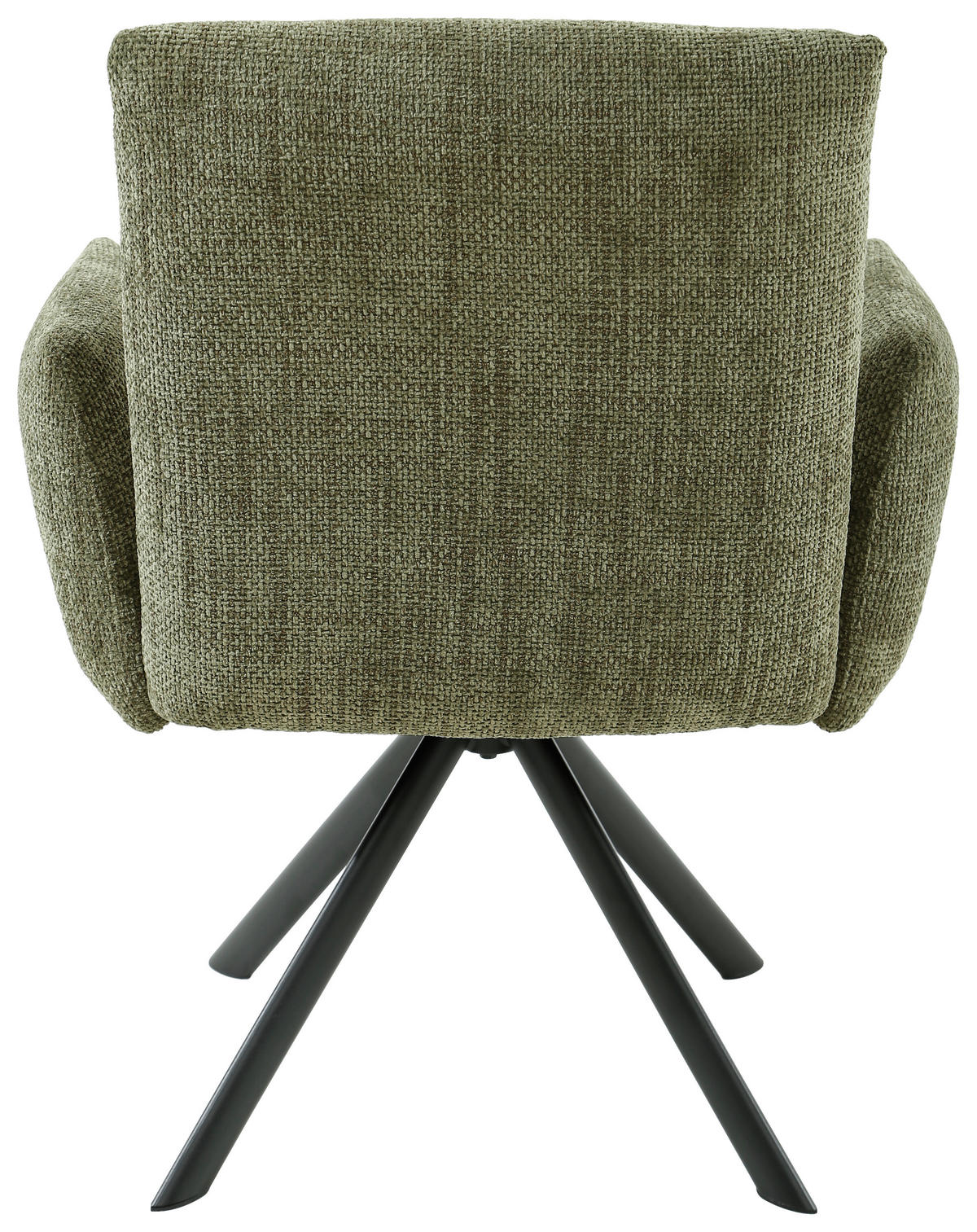 ARMLEHNSTUHL  in Eisen Webstoff  - Schwarz/Grün, Design, Textil/Metall (68/88/66cm) - Hom`in