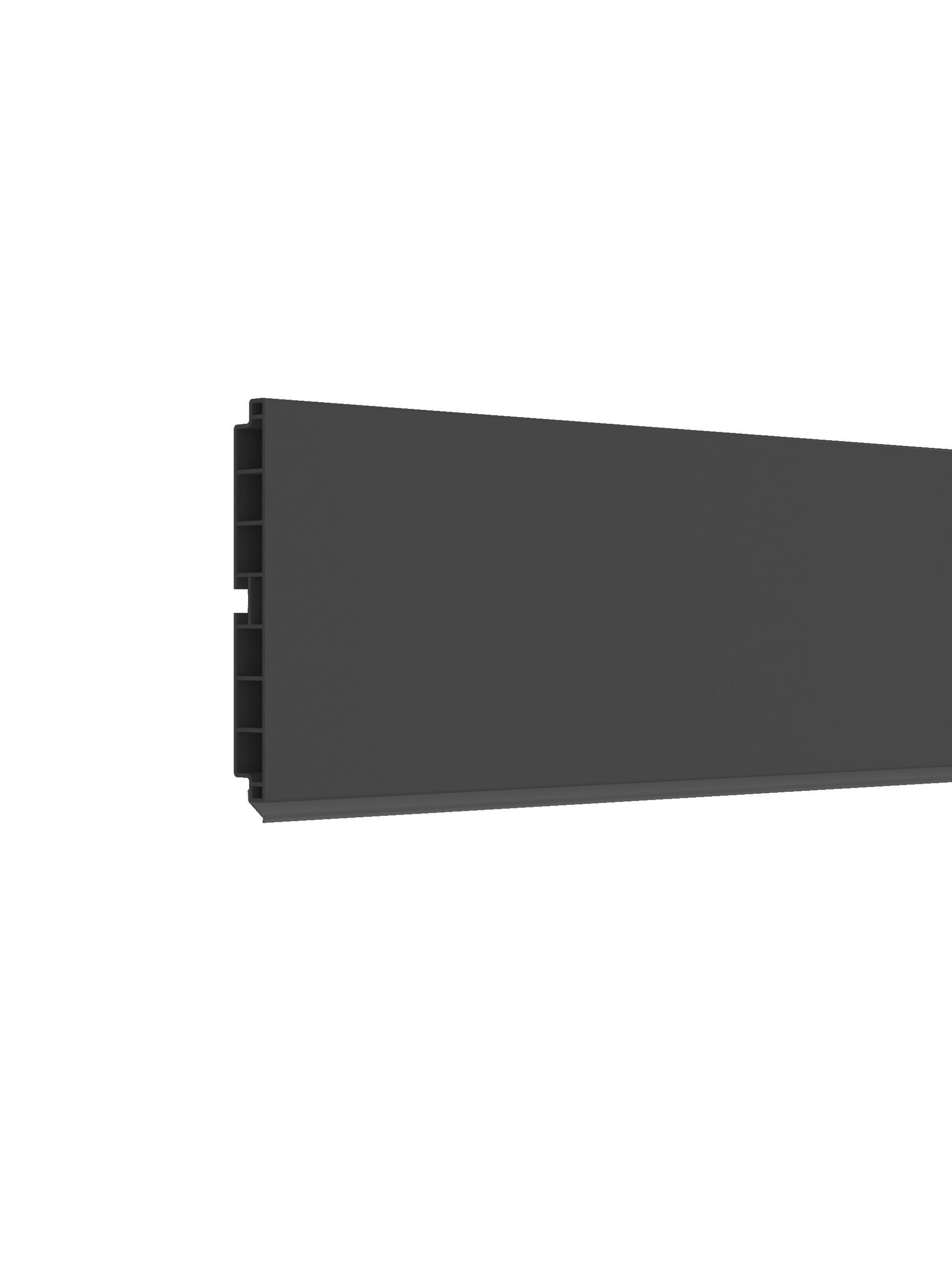 LÁBAZAT - fekete, Basics, műanyag (200/10/1,3cm) - Carryhome