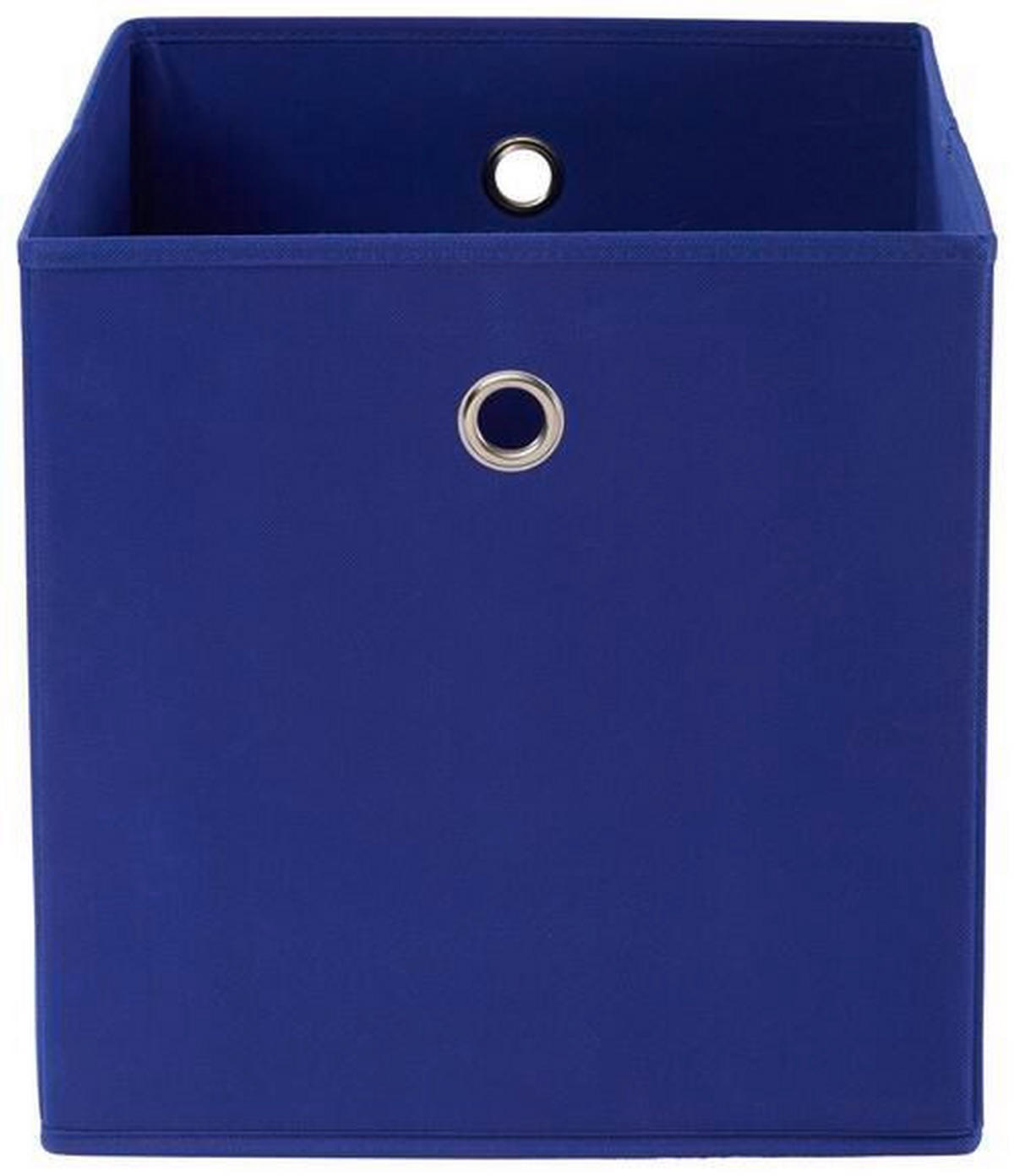 FALTBOX 4er Set - Blau/Silberfarben, Design, Karton/Textil (32/32/32cm) - Carryhome