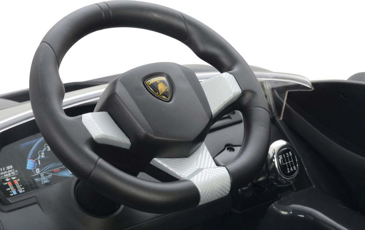 ELEKTRO-KINDERAUTO Lamborghini  - Gelb/Schwarz, Basics, Kunststoff/Metall (134,7/73/49cm)